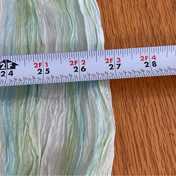 NWT Lua 100% Organic Silk Hand -Dyed Scarf - Picture 10 of 15